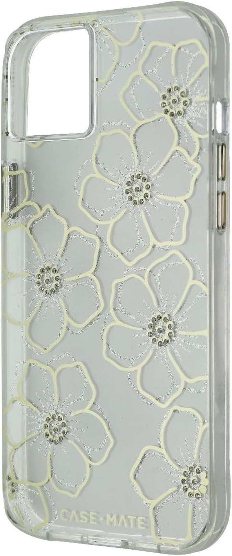 Case-Mate Iphone 14 plus Case - Karat Marble [10FT Drop Protection] [Wireless Charging Compatible] Luxury Cover with Cute Bling Sparkle for Iphone 14 plus 6.7", Anti-Scratch, Shock Absorbent, Slim Fit