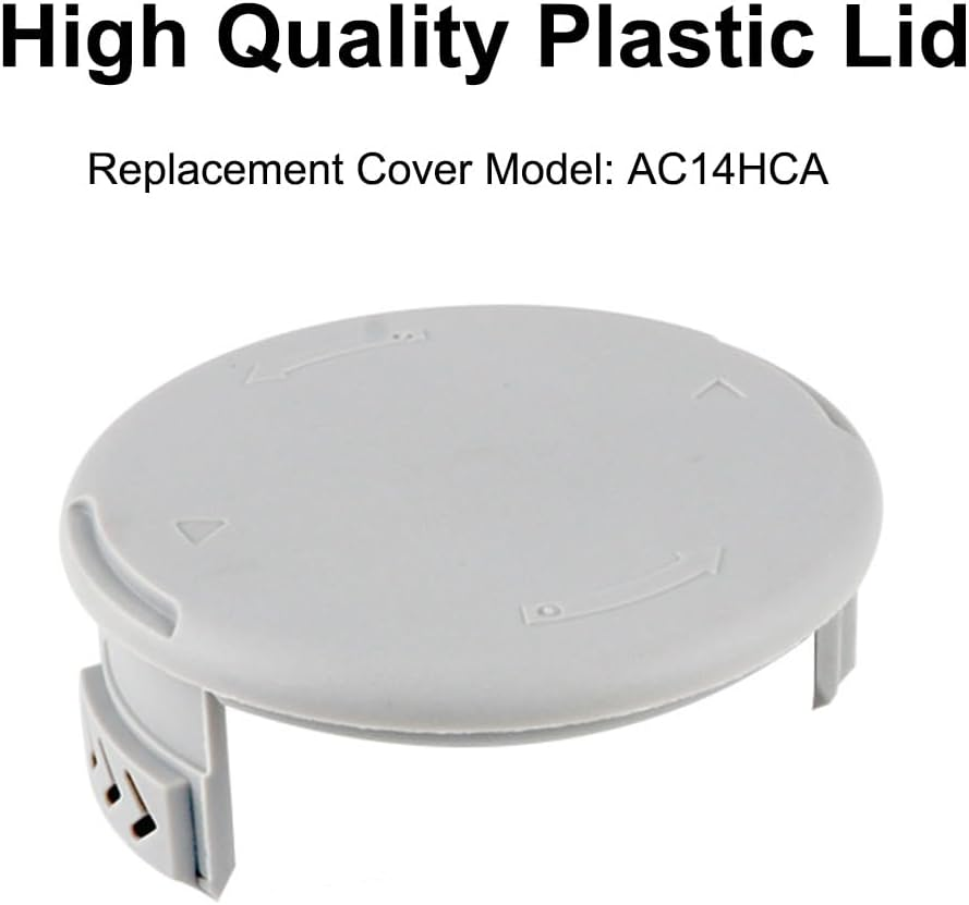 Trimmer Spool Caps, 2Pcs Replacement Spool Cover Caps, Compatible with Ryobi One+ AC14RL3A and Ryobi AC14HCA One+ Cordless Trimmer image number 2