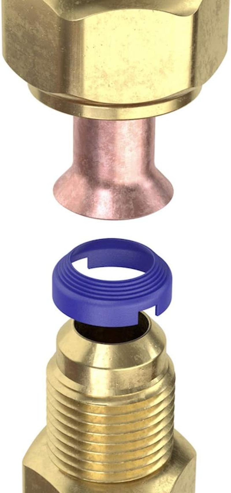 Model MSP-0406 Leak Free SAE Flare Connections - Refrigerant Leaks Refrigeration, HVAC, Ductless, Schrader Valve or Mini Split Applications (1/4", Mini Split Pack - (2) 1/4" and (2) 3/8")