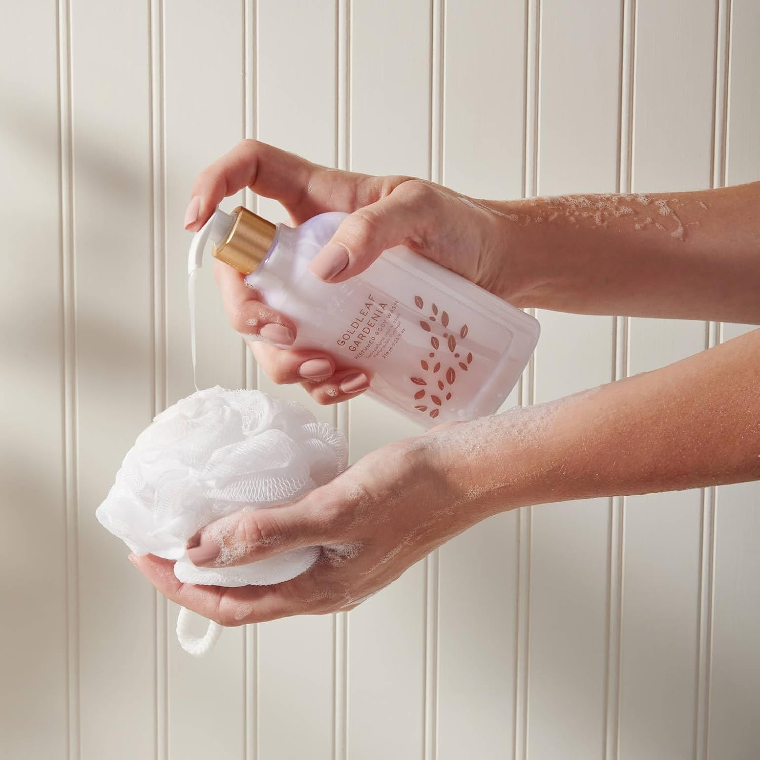 Thymes Goldleaf Gardenia Perfumed Body Wash 270Ml/9.25Oz