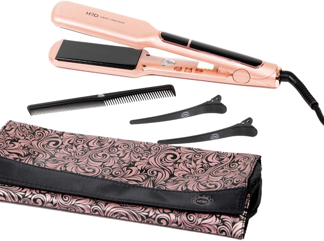H2D Linear II Wide Hair Straightener, Rose Gold image number 3