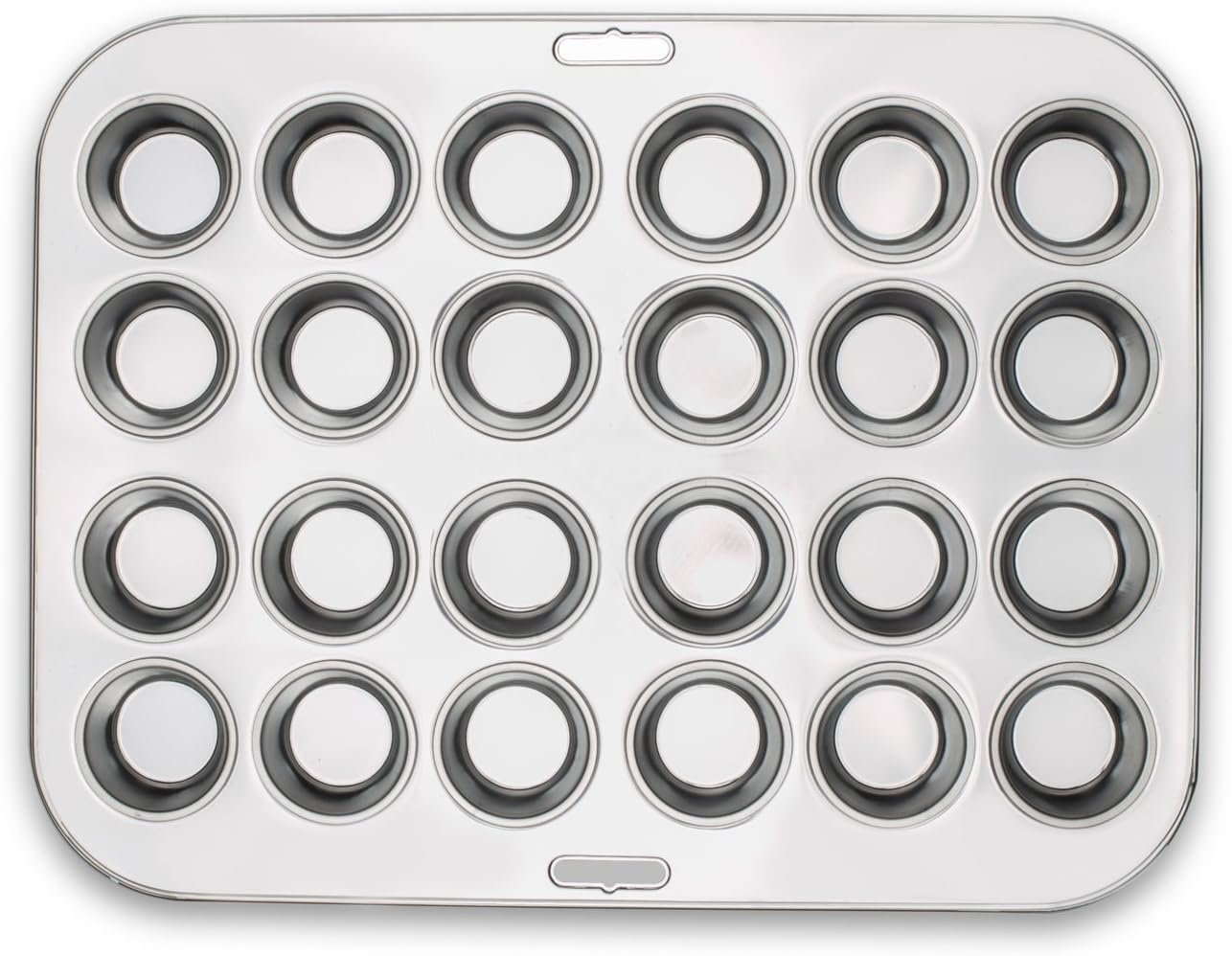Fox Run 4866 Mini Muffin Pan, 24 Cup, Stainless Steel image number 5