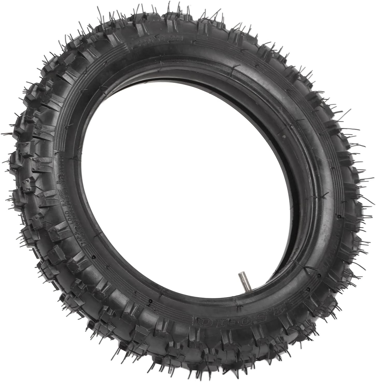 Offroad Motorcycle Tires, Rubber Nylon Flexible Tire Inner Tube Kit, Heavy Duty off Road Tire and Inner Tube Set Fit for Mini Dirt Pit Bike image number 4