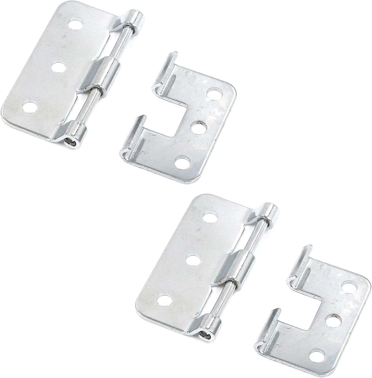 SQXBK 4PCS Silver Take-Apart Hinges, Lift off Hinge for Flight Case, Door Removable Hardware, Detachable 56Mm image number 2