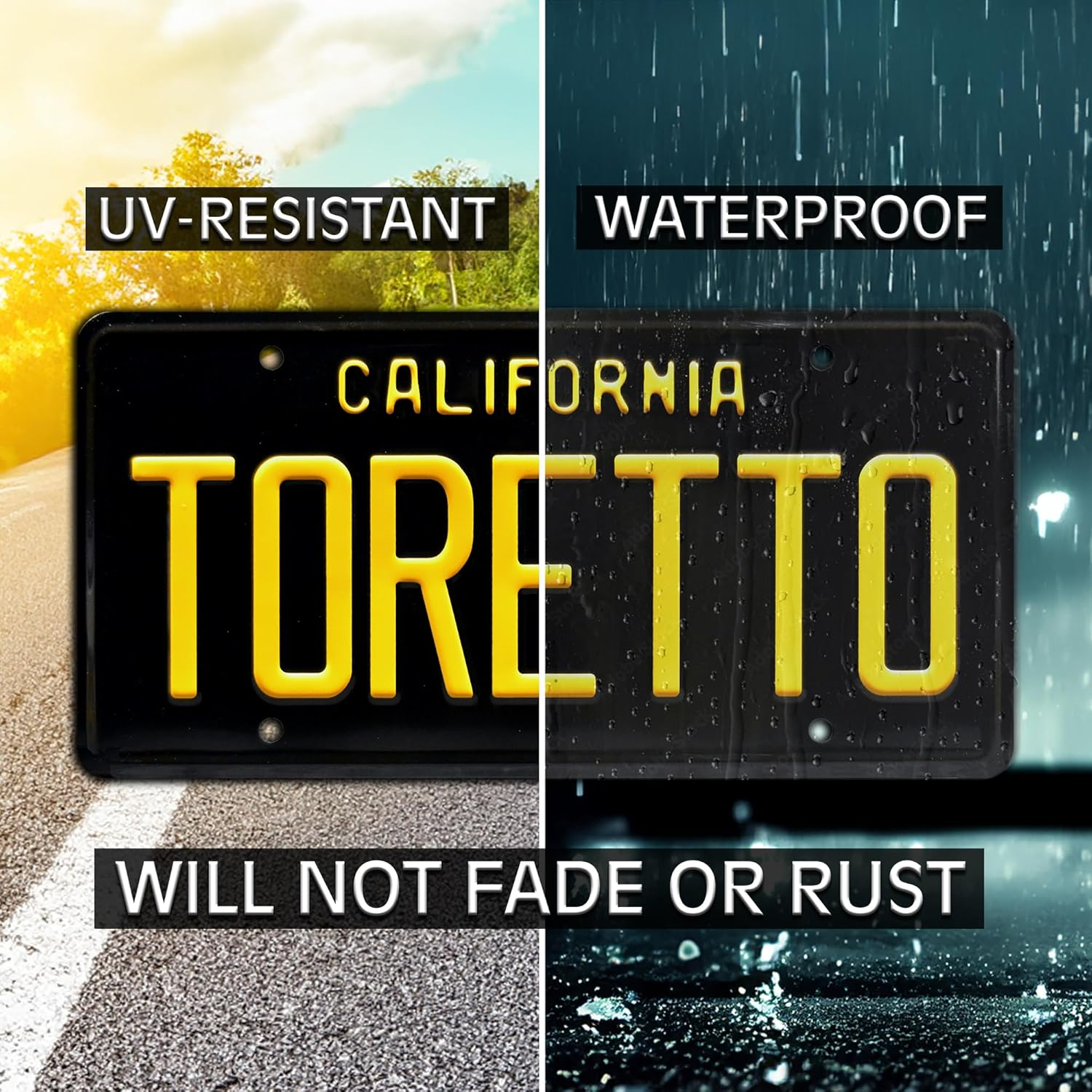 Fast and Furious | Toretto + 2JRI424 | Metal Stamped License Plates image number 6