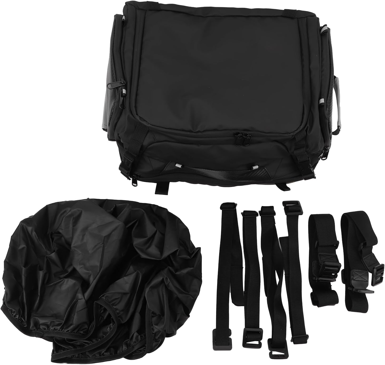 Jiawu Motorcycle Tail Bag, 35-42L Waterproof Foldable Multifunctional Portable Motorcycle Storage Bag for R1200GS R1250GS LC