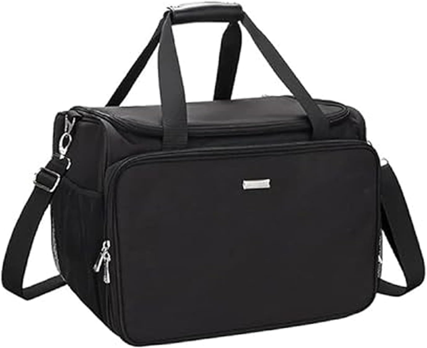 Professional Barber Bag, Hairdressing Bag, Toiletry Travel Bag, Cosmetics Beauty Hairdresser Bag with Shoulder Strap, Hair Makeup Salon Organizer Bag Insulation Material image number 3