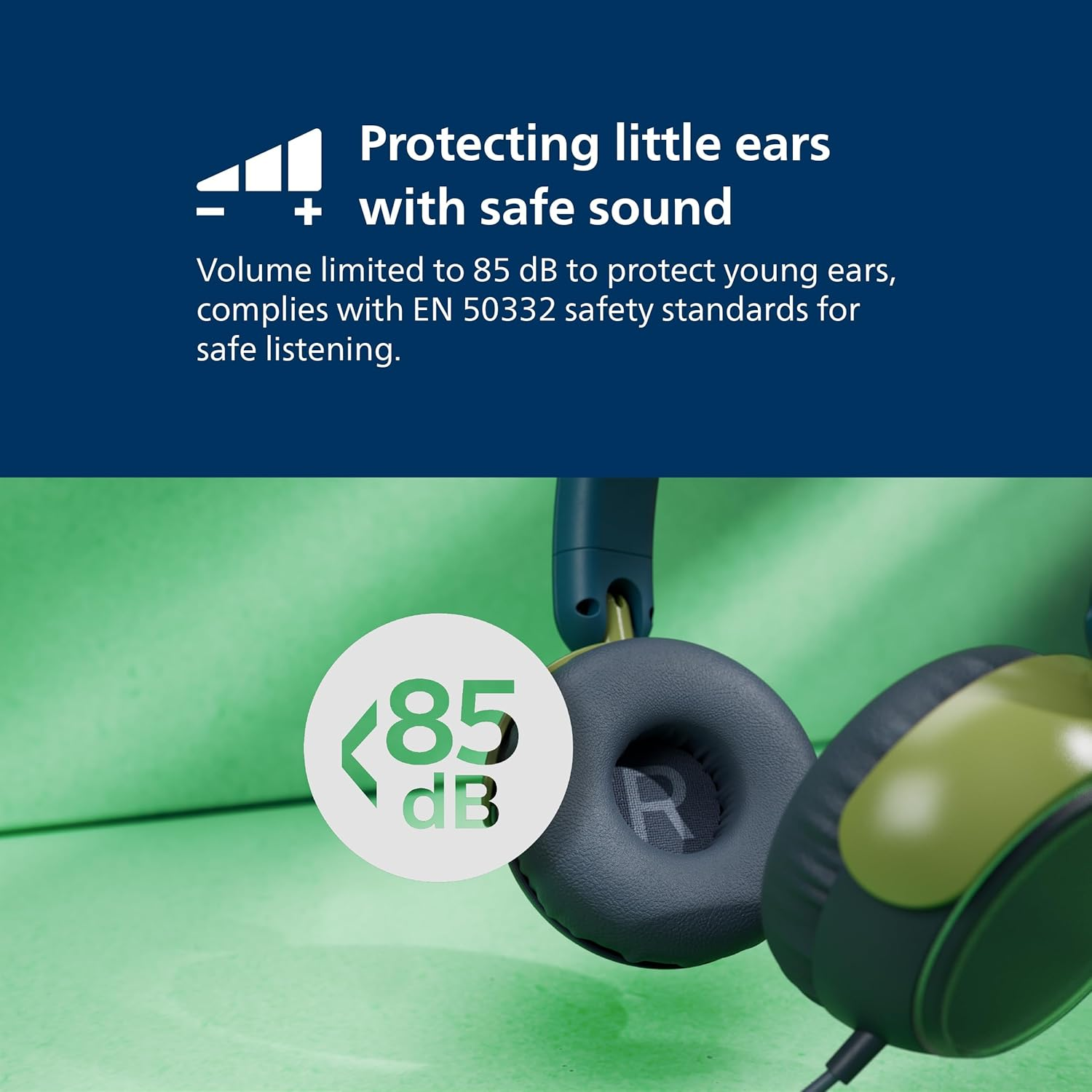 Philips TAK2000MP 2000 Series on Ear Wired Kids Foldable Headphones - Volume Limited, Audio Sharing, 3.5Mm and USB-C Cable Included - Magenta Purple image number 1