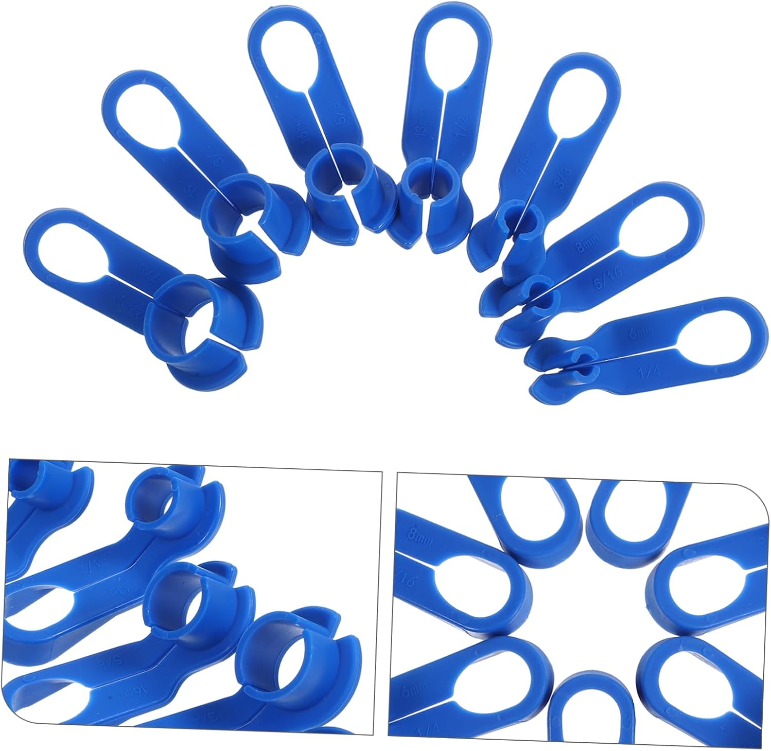 COOLHIYA 7Pcs Fuel Line Tool Disconnect Tool Set for Car Transmission Oil Cooler Line Fuel Quick Disconnect for Automotive image number 6