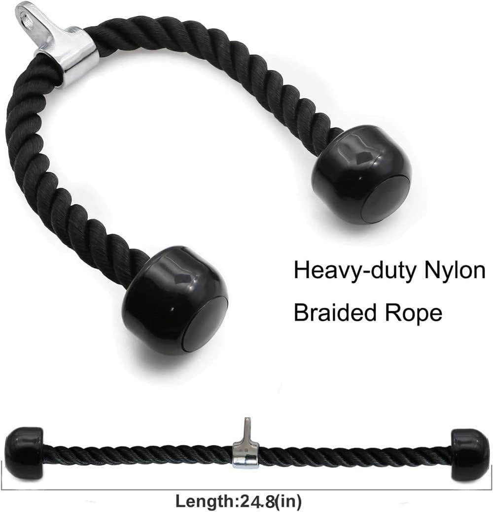 HCE LAT Pull down Bar, Tricep Ropes, Row Bar, Stirrup V-Bar, Wide Double D Machine Handles, Rotating Curl Bar, Push down Bars, AB Crunch Pad, Resistance Band Handle, - Gym Cable Attachments Accessories for Smith Machine