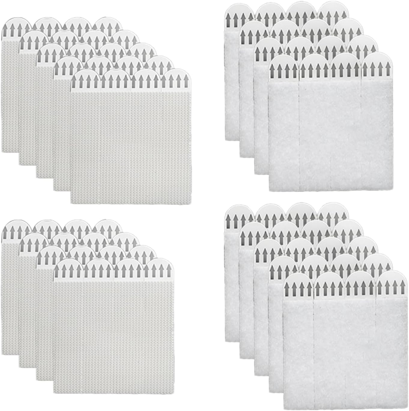 36 Pairs Picture Hanging Strips Heavy Duty Hook and Loop Adhesive Tape Removable Damage Free Double Sided No Nail Photo Frame Stickers for Wall Decor Home Improvement 16Mm 70Mm 72 Strips image number 2