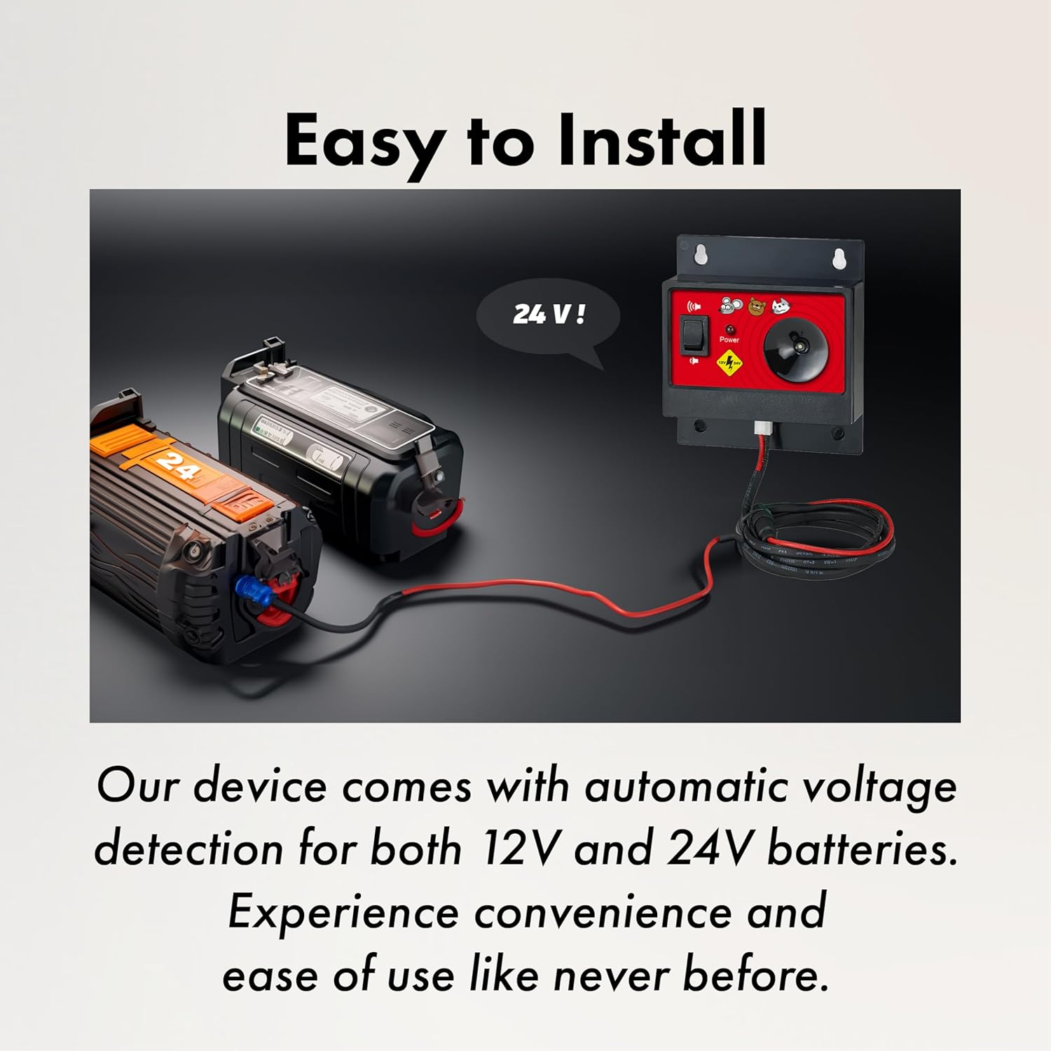 Digimax Outdoor Car Engine Rodent Repeller Ultrasonic Pest Control Weather Heat Resistant Mice Rat RV Trucks Tractors Vehicle Van SUV under the Hood Mouse Squirrels Cats Deterrent Rat&oacute;n Rata image number 5