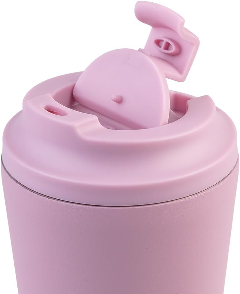 Oasis Ceramic Lined Stainless Steel Double Wall Insulated Coffee Cup 360Ml - Blush image number 4