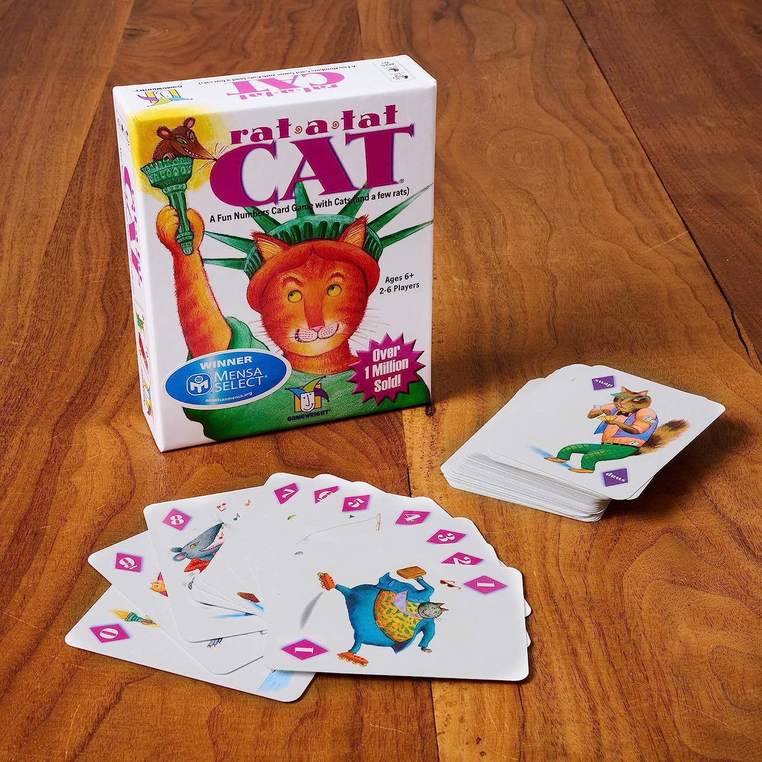 Gamewright CSG-RTC Rat-A-Tat CAT Card Game image number 2