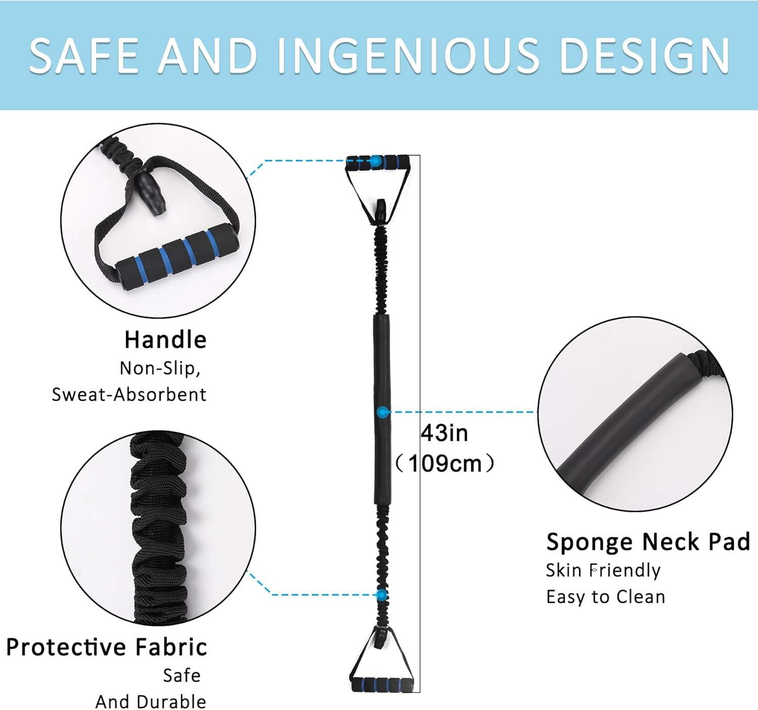 Neck Stretcher Exerciser, Cervical Traction Device, Neck Chiropractor Pull Device, Cervical Neck Traction Devices for Home Use image number 2