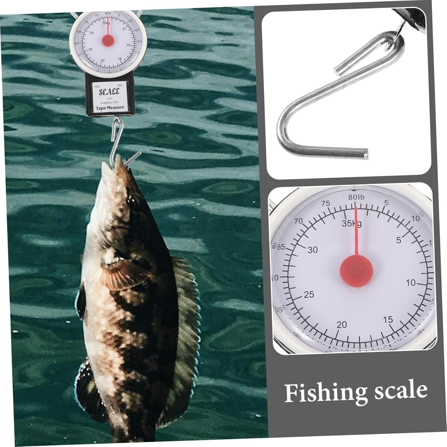 GETAJGHSD Portable Handheld Luggage Scale Capacity Spring Scale for Travel Accurate Weight Measurement for Luggage and Fishing Gear Compact and Easy to Use Accessory image number 1