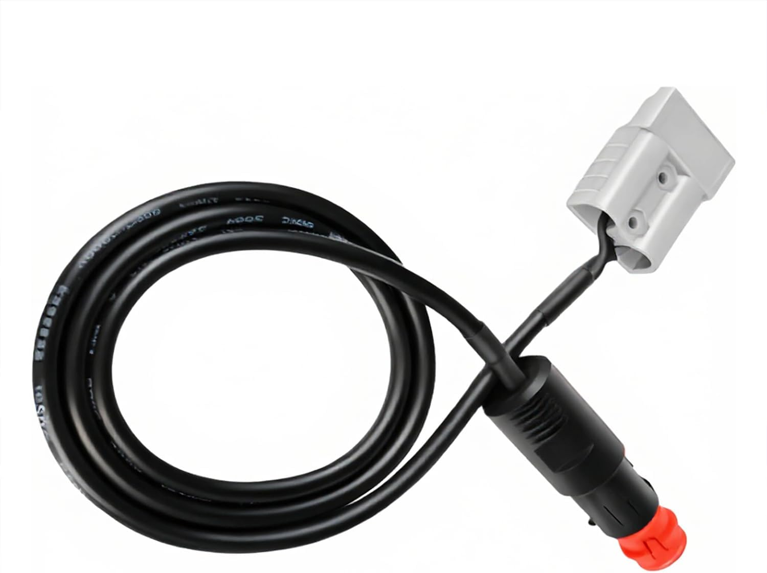 Wzenclave 1 Pcs Cigarette Lighter Adapter 2M Anderson Plug Extension Cable 12V Anderson Plug Connector Lead Style Connector to EU Male Plug 16AWG Cable for Caravan Accessories image number 2