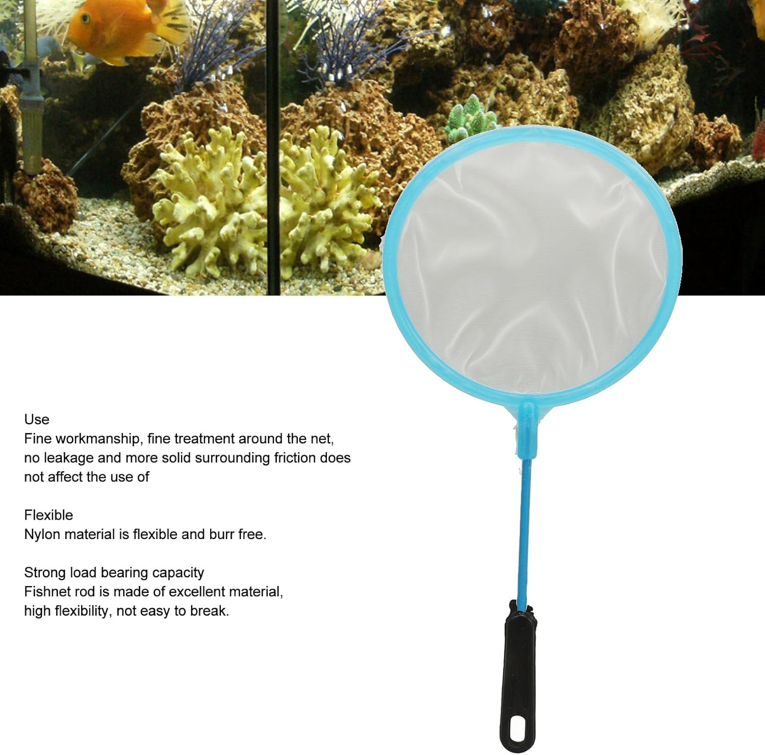 Tnfeeon 10 Multipurpose Nylon, Fine Workmanship Lightweight with High Flexibility, Small Fishing for Brine Shrimp Catch, Safety Fishing Equipment with Replacements image number 6