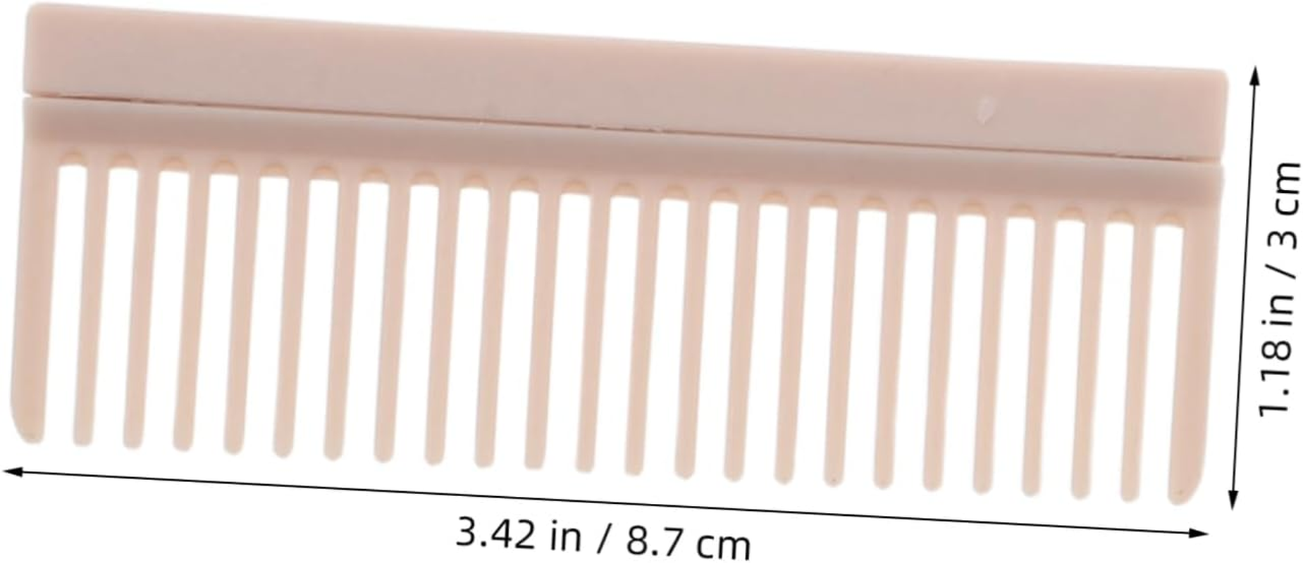 LOORGVEL 2Pcs Hairdressing Plywood Comb Hair Straightener Hair Straightening Accessory Clip-On Comb for Straightener Home Salon Tool Carbon Fiber Carbon Fiber Nylon image number 4