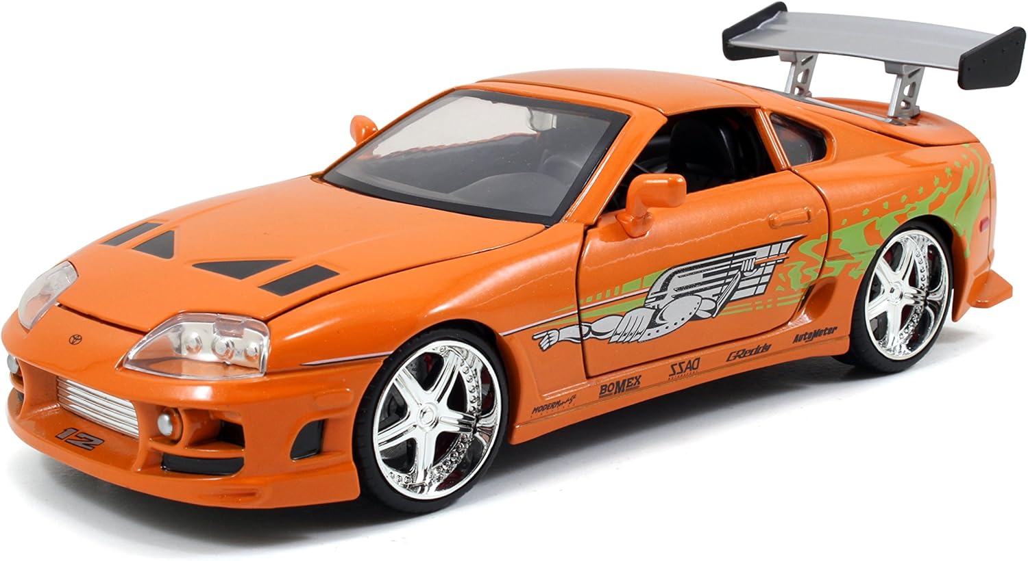 1:24 Fast & Furious - '95 Toyota Supra,Orange image number 1