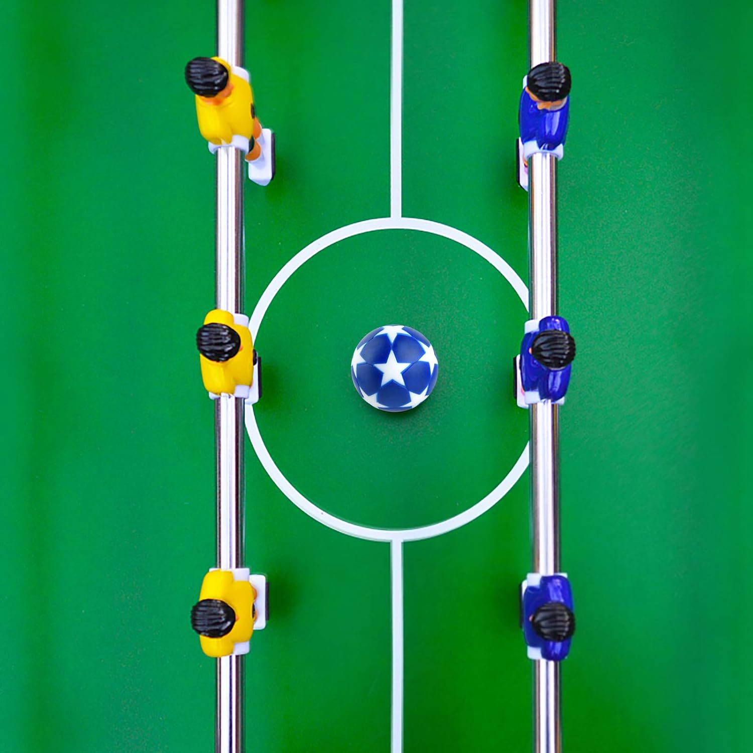 Coopay 18 Pieces 32Mm Foosball Balls Table Football Soccer Replacement Balls Multicolor Official Tabletop Game Balls with a Black Drawstring Bag image number 6