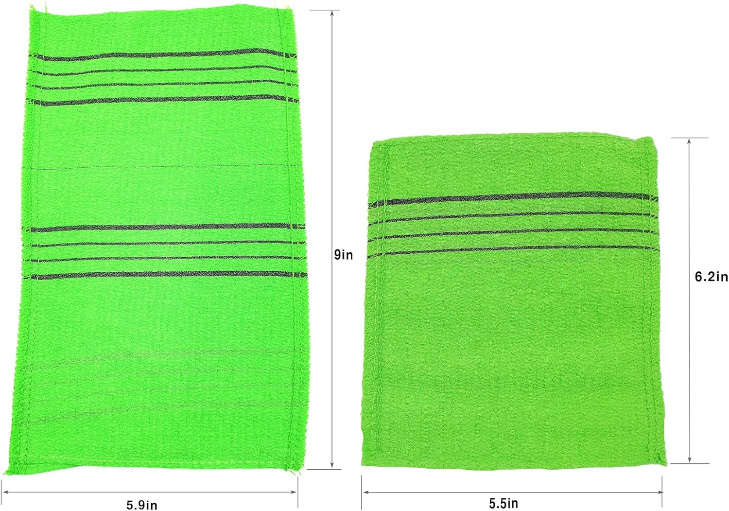 Korean Exfoliating Bath Washcloth Italy Towel Exfoliating Scrub Bath Mitten (Italy Towel Set) image number 1