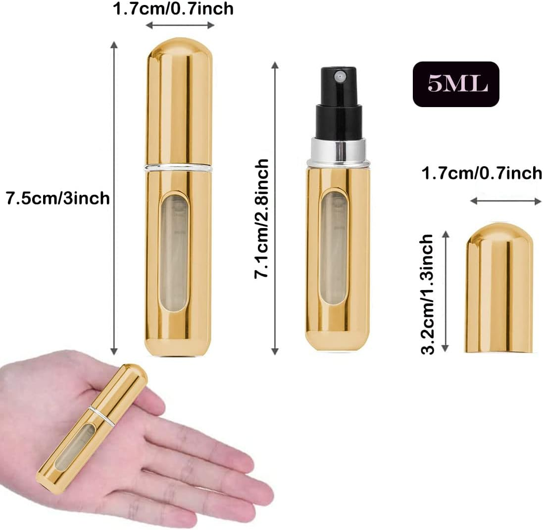 1PCS Perfume Atomiser Bottles 5Ml Refillable Spray Bottle,Mini Portable Perfume Travel Atomizer image number 1