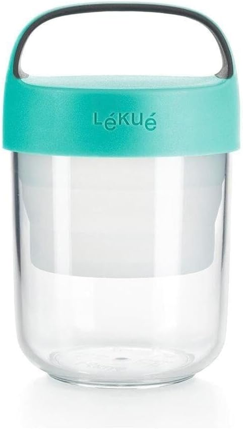 Lekue 0301014R06U150 Plastic Food Storage Container, Coral, 0301014R06U150 image number 4