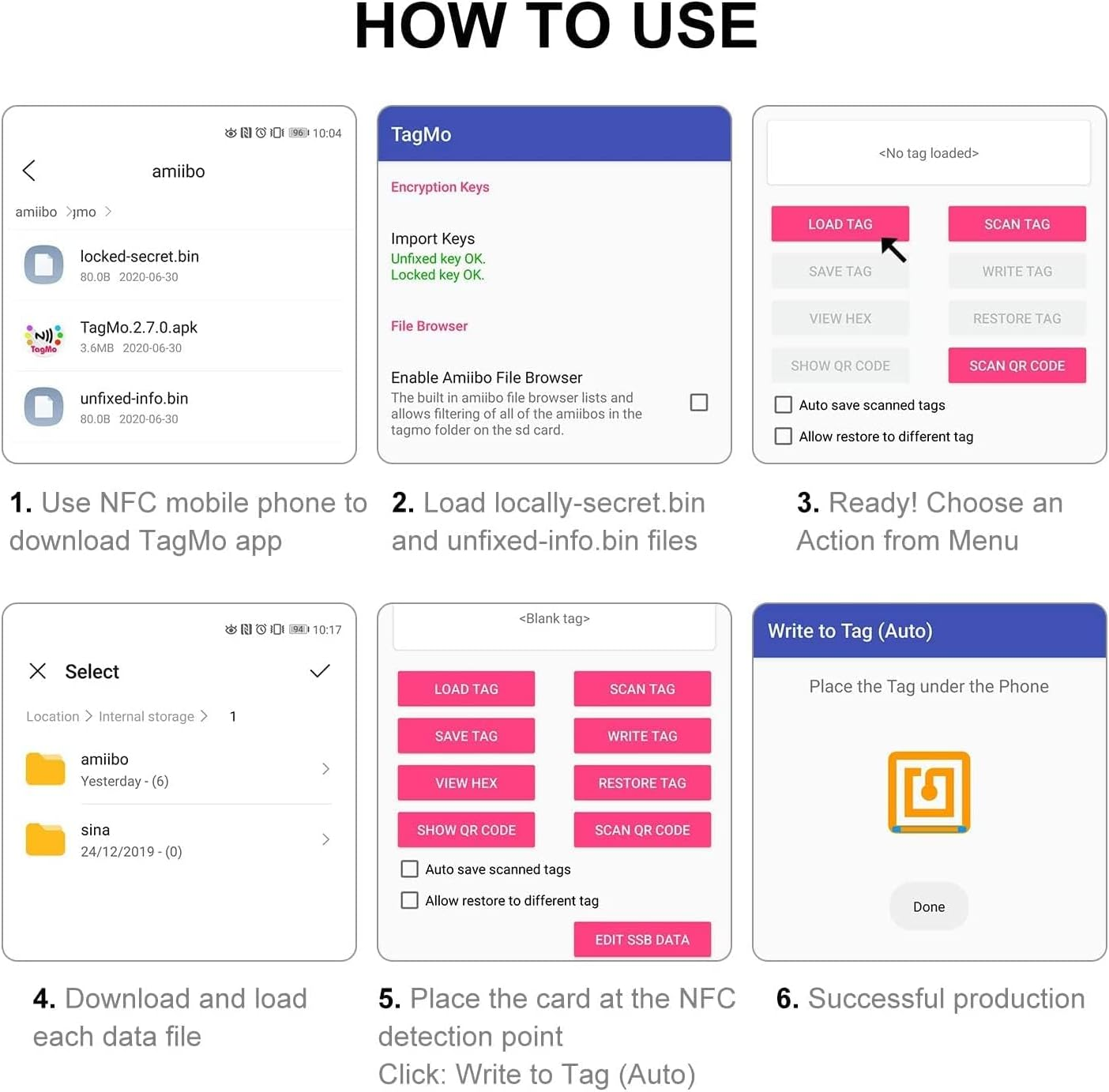 NFC Cards NTAG215, 40 Pack, 25Mm round PVC Tags, Compatible with Tagmo Amiibo and NFC Enabled Devices image number 1