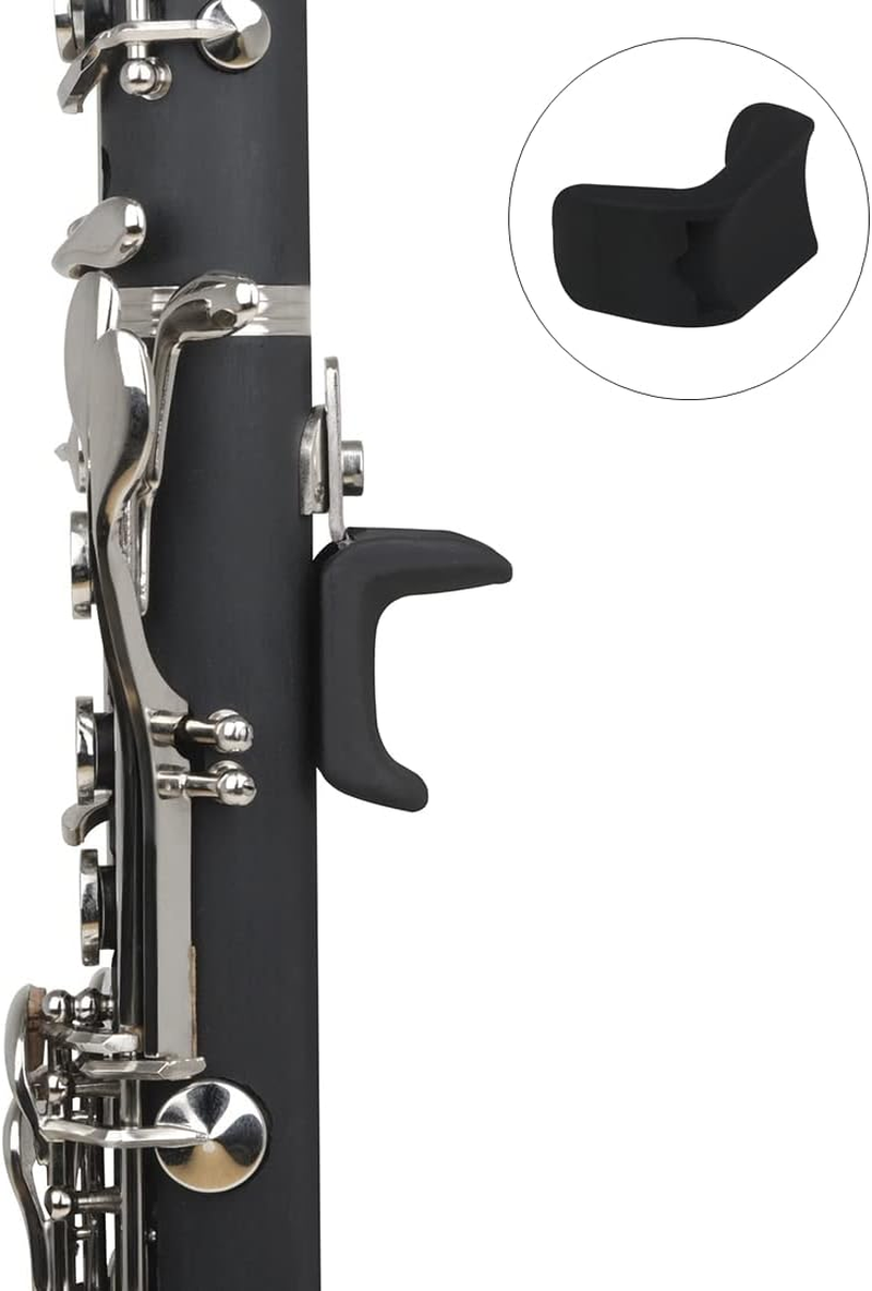 Origlam WWI_602 Rubber Clarinet Thumb Rest Cushion Protector, Oboe Clarinet Thumb Cushion 1.45-1.75Cm Thumb Finger Rest Cushion (3.5Mm)