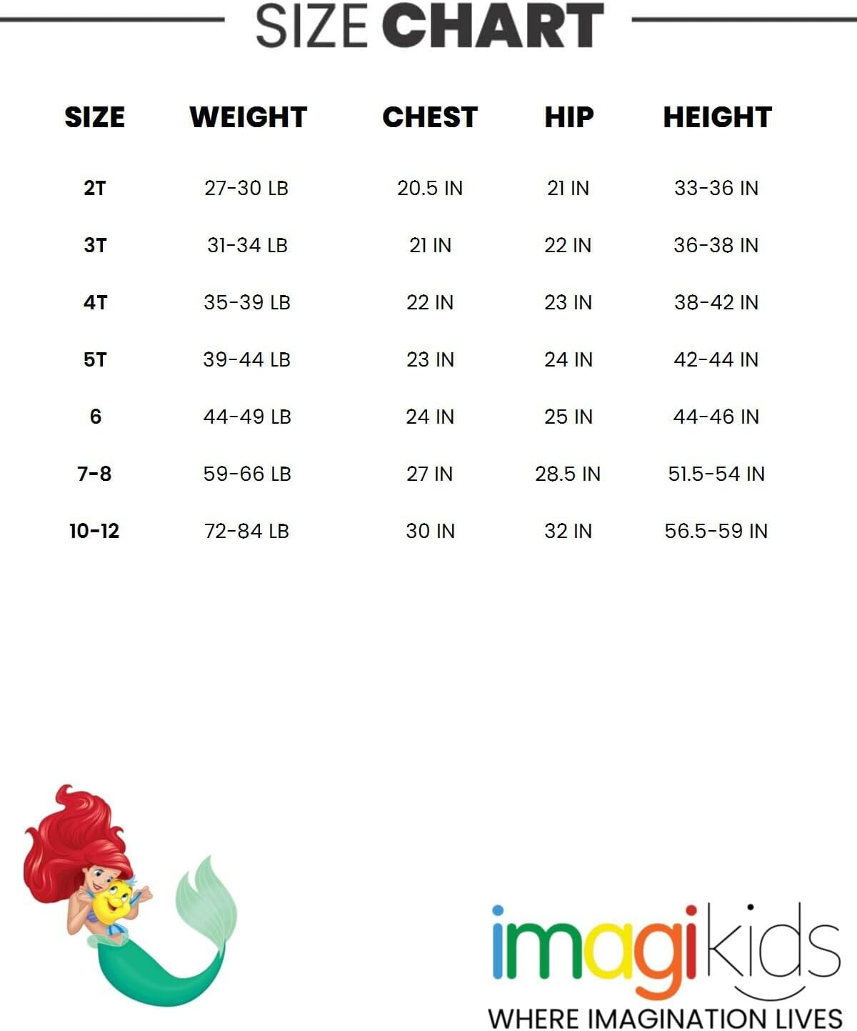 Disney Little Mermaid Ariel Girls One Piece Bathing Suit Toddler to Big Kid image number 5