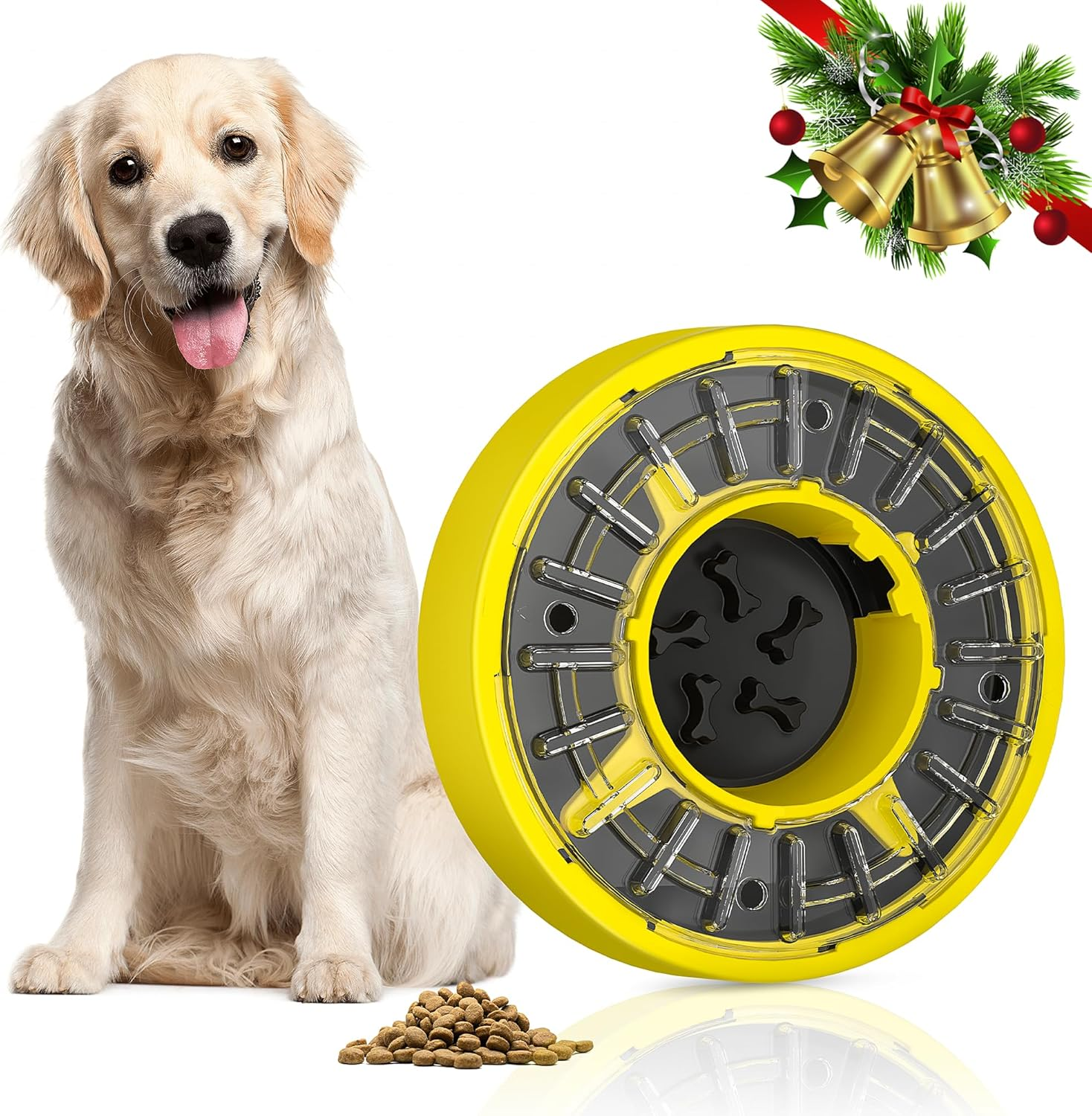 Slow Food Bowl for Dogs, Dog Feeder image number 2