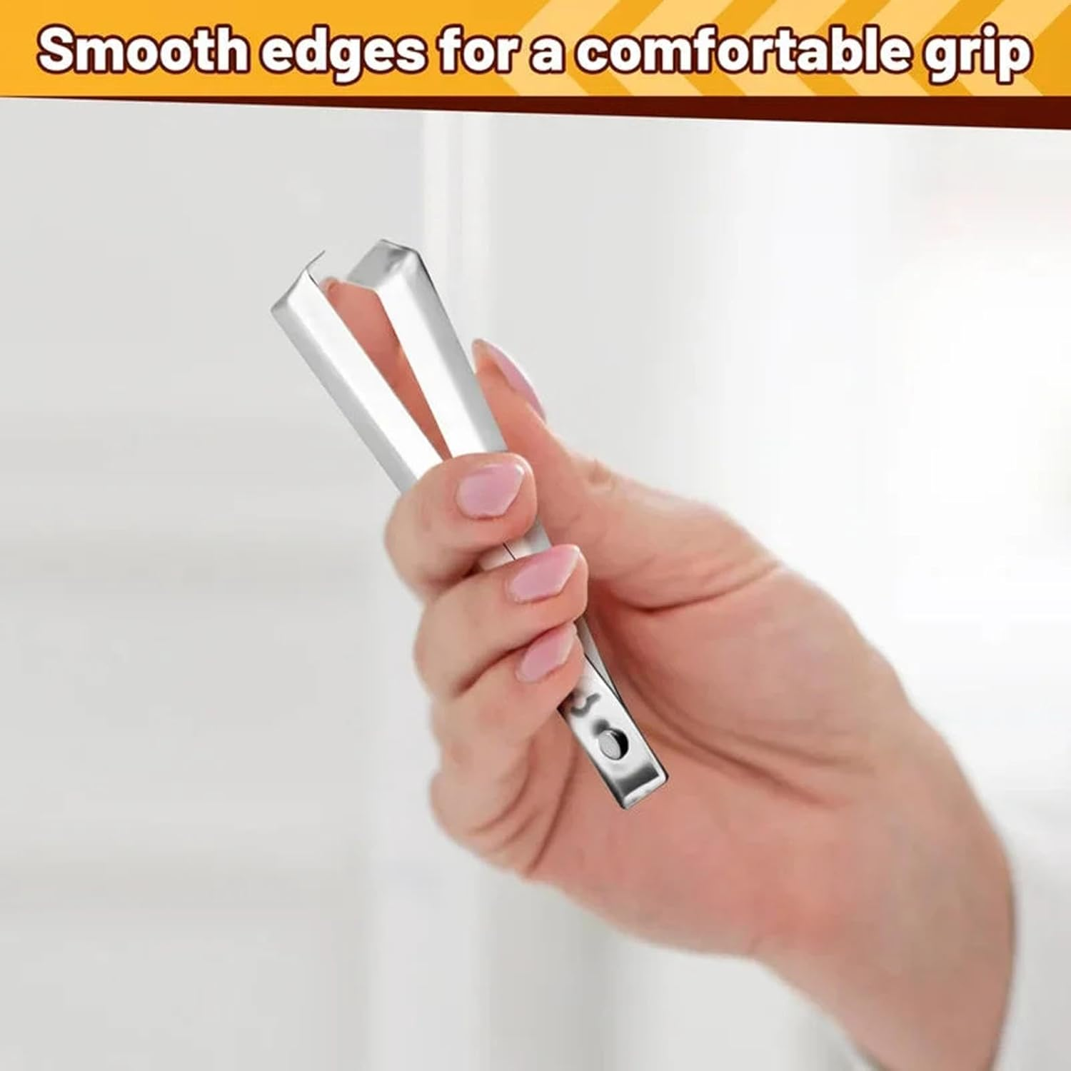 Garlic Skin Remover - Stainless Steel Tweezer Garlic Peeler Clips,Kitchen Gadgets, Comfortable Garlic Tweezers for Fish Bones & Serving Appetizers image number 4