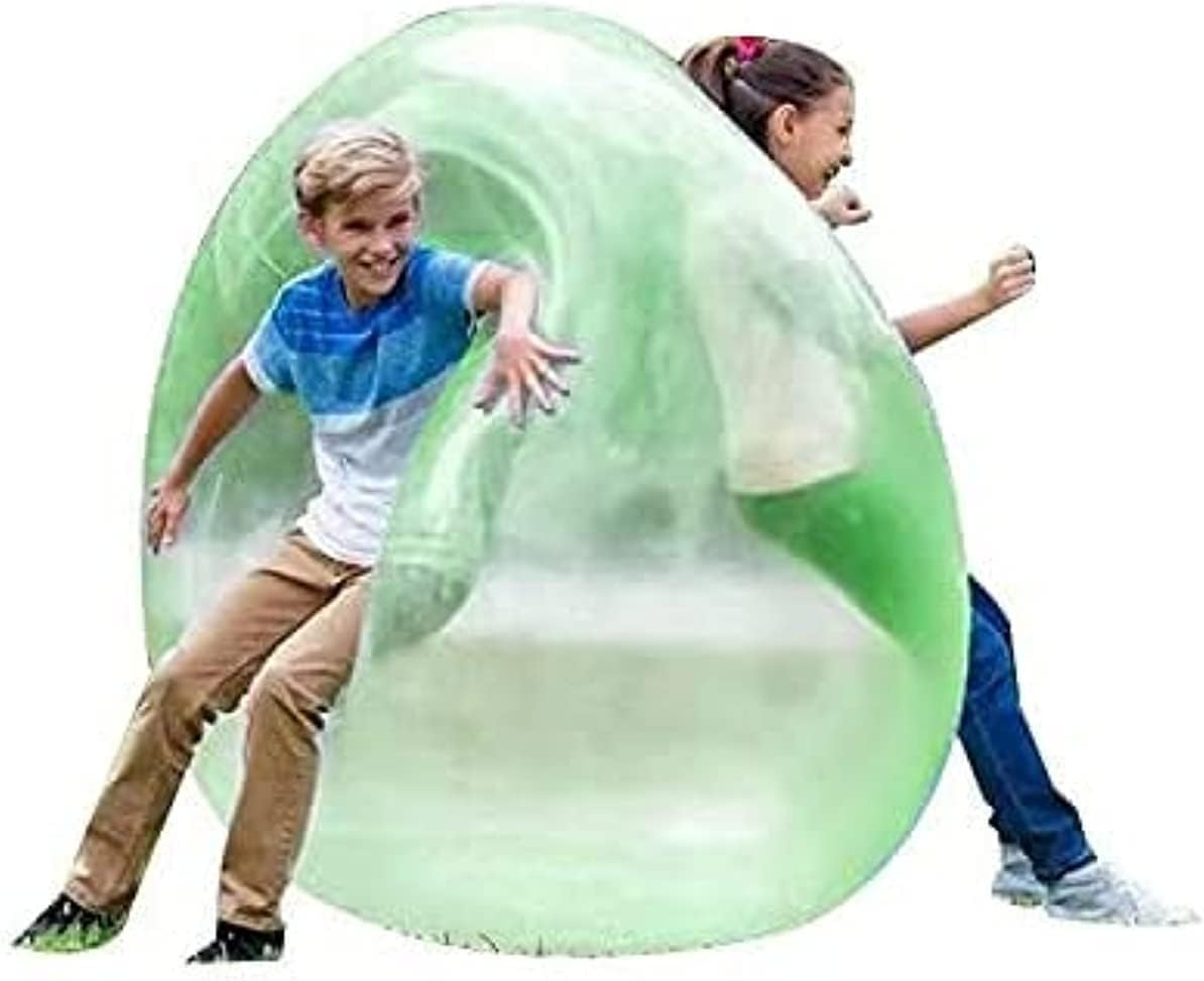 47'' Water Bubble Ball Toy for Kids Beach Ball Funny Inflatable Water Ball Soft Rubber Ball Balloon for Outdoor Indoor Party
