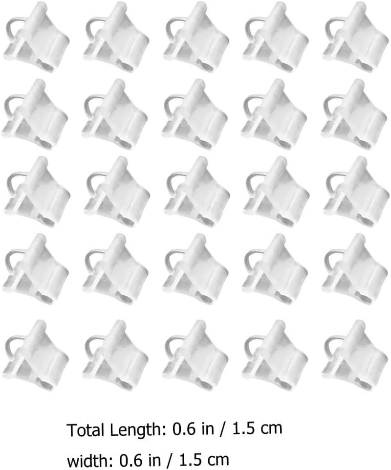 UPKOCH 200Pcs Sturdy Gardening Grafting Clips Plant Clips for Vine Stalks Plant Fixing Clamps image number 1