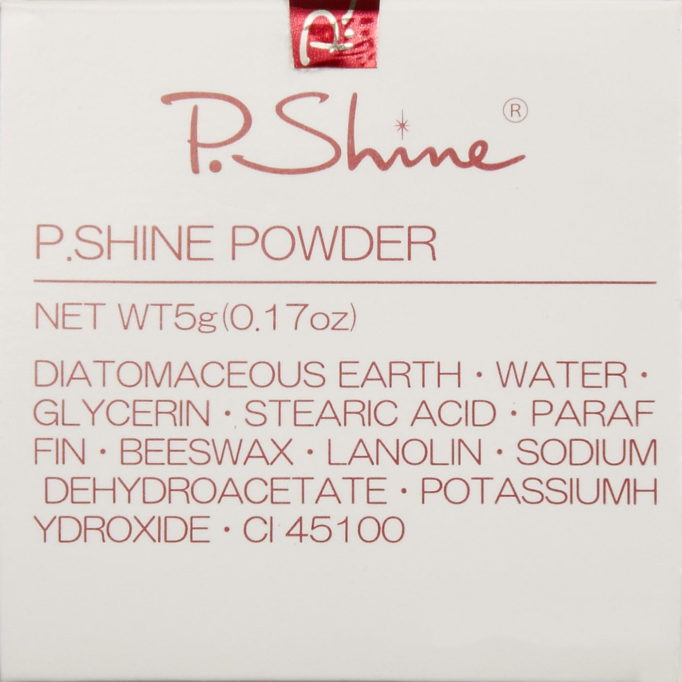P. Shine Nail Polish Powder 5G Nail Polish Brightener image number 2