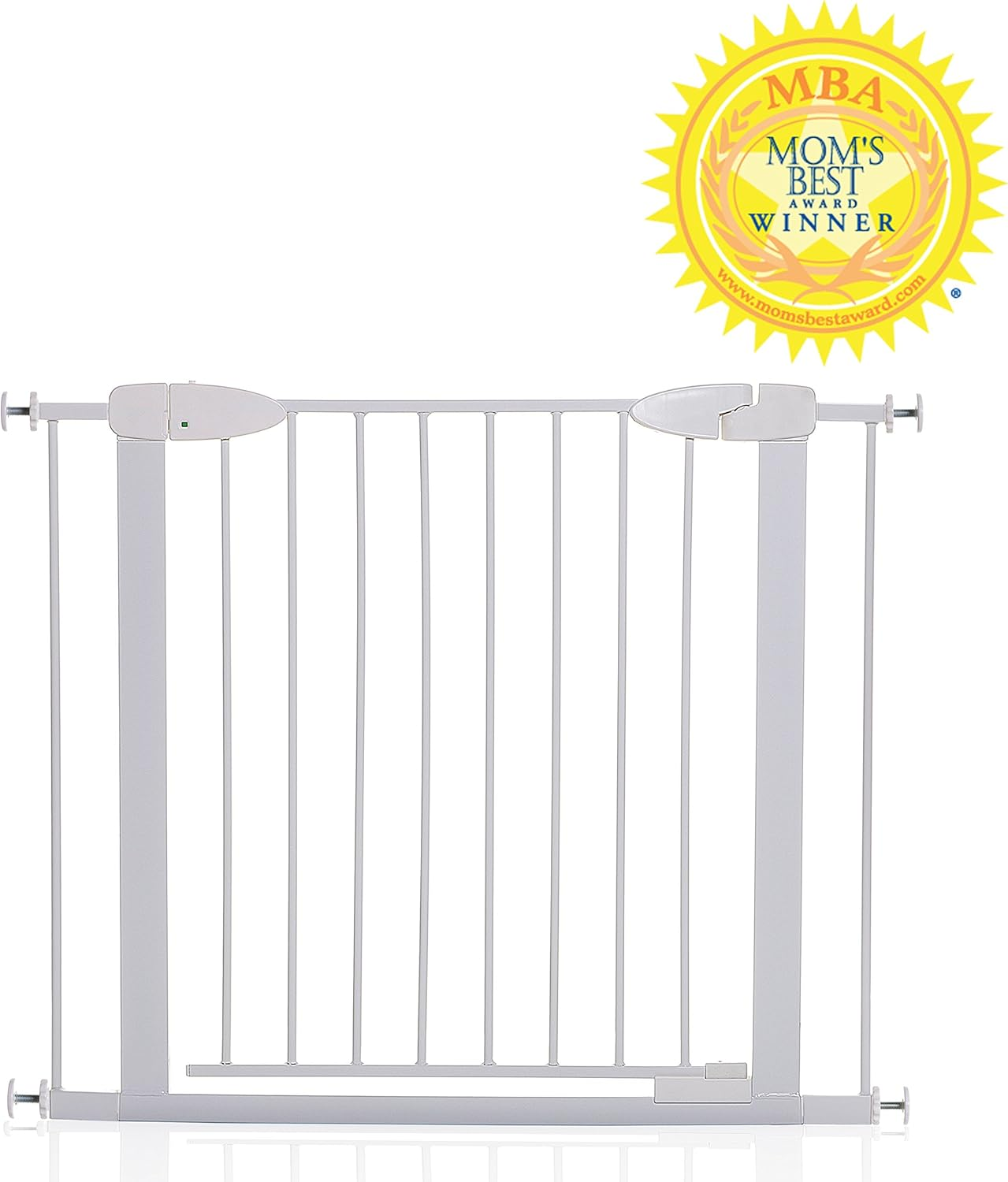 Dreambaby Boston Auto Close Security Gate with 2X7Cm Extensions Combo, White image number 2