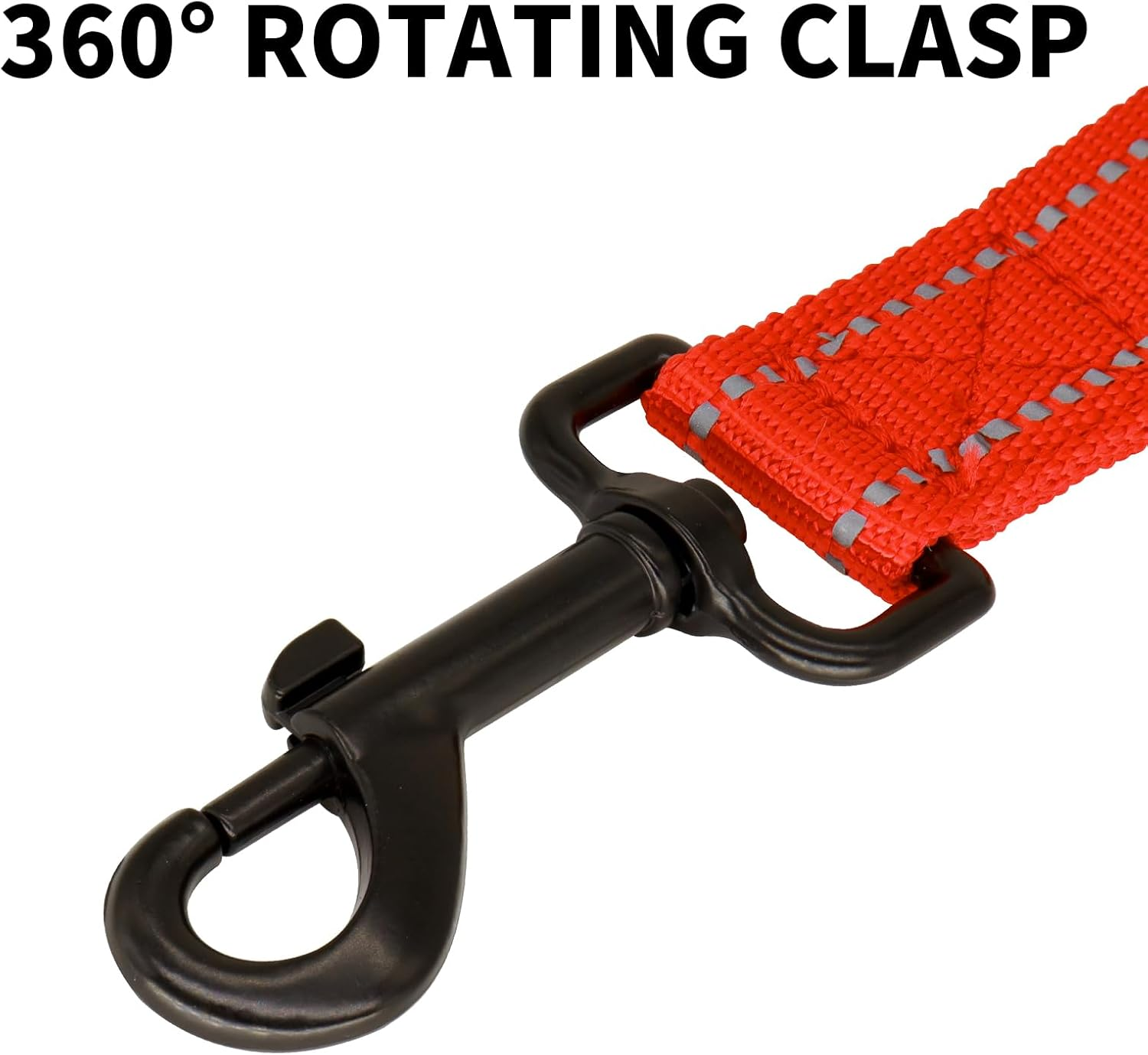 Giecoon Short Dog Leash, Reflective Traffic Leash with Padded Handle, 1 FT Nylon Training Leashes for Small Meidum Large Dogs, Orange - Purple image number 7