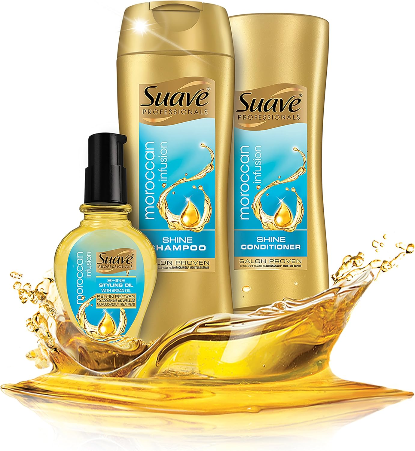 Suave Professionals Shine Shampoo Moroccan Infusion 12.6 Oz image number 5