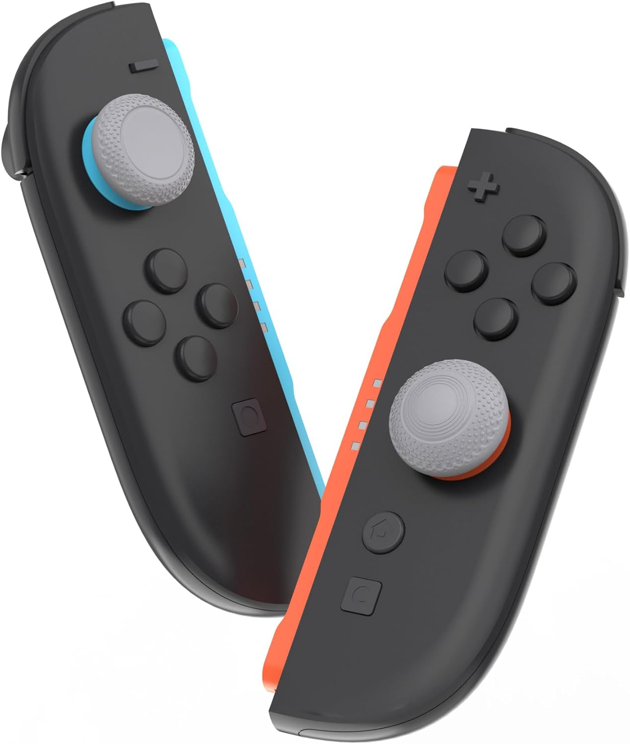 Playvital 8 in 1 Pro Thumbs Grip Caps for Nintendo Switch 2, Ergonomic Anti-Slip Joystick Caps for Joycon 2 Grip, Thumbstick Cover Accessories for Switch 2 - New Hope Gray, 8Pcs image number 5