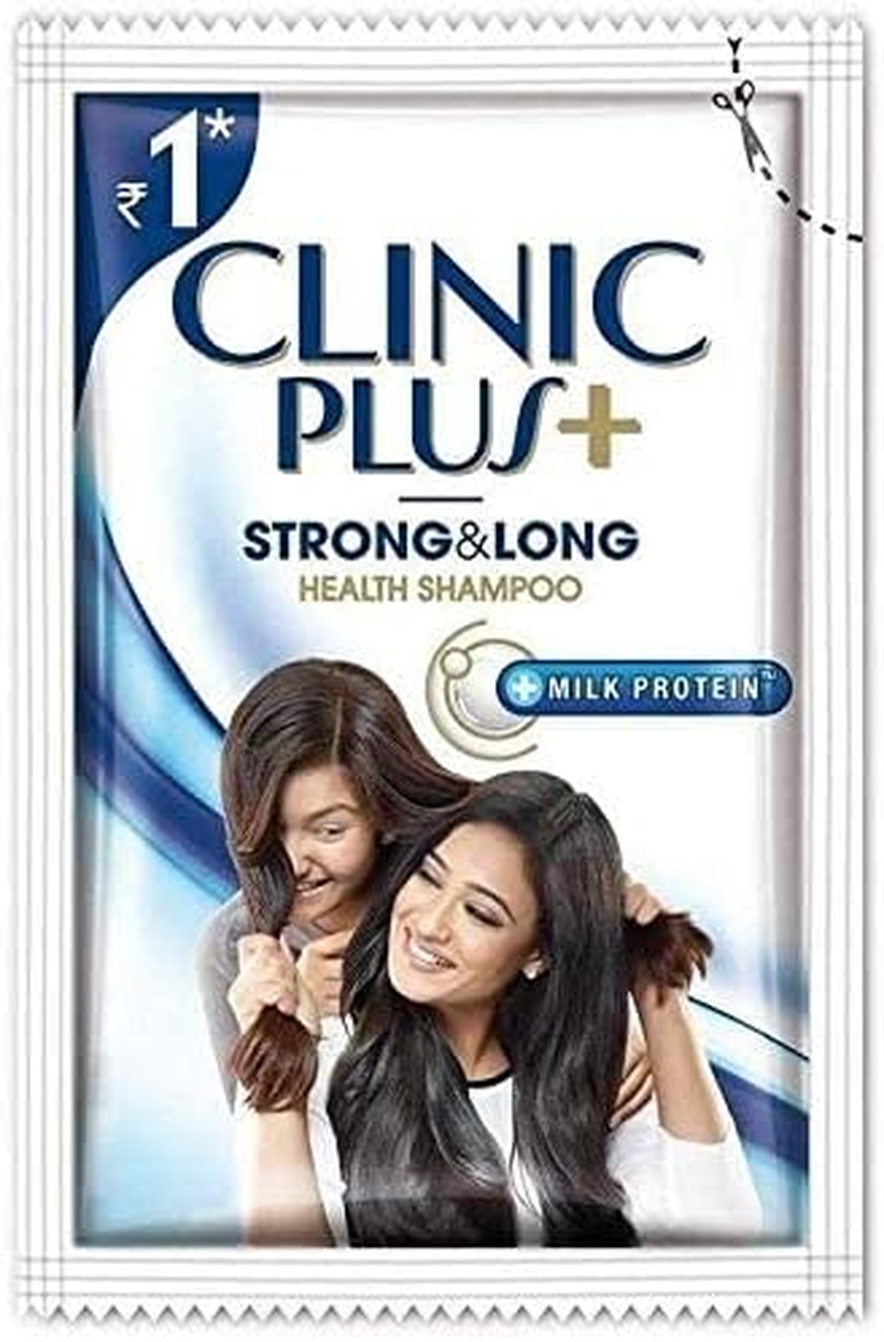 Clinic plus Strong and Long Health Shampoo Sachet, 6.5Ml, Pack of 64