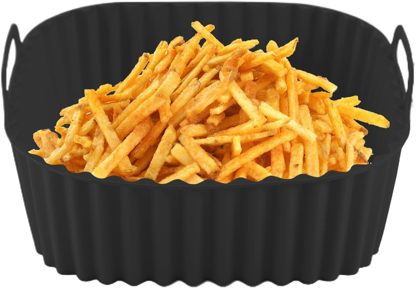 Reusable Air Fryer Liners | Square Air Fryer Basket - Kitchen Cookware Non-Stick Baking Tray for Cooking Grilling Roasting Indoor Outdoor Home Apartment Family Camping Cake