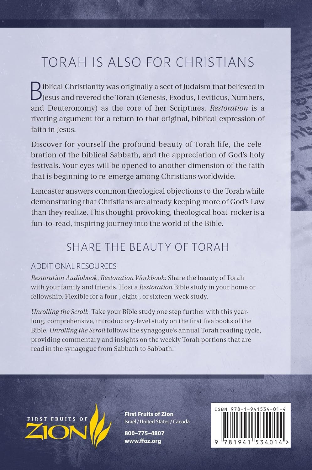 Restoration: Returning the Torah of Moses to the Disciples of Jesus: 1 image number 3