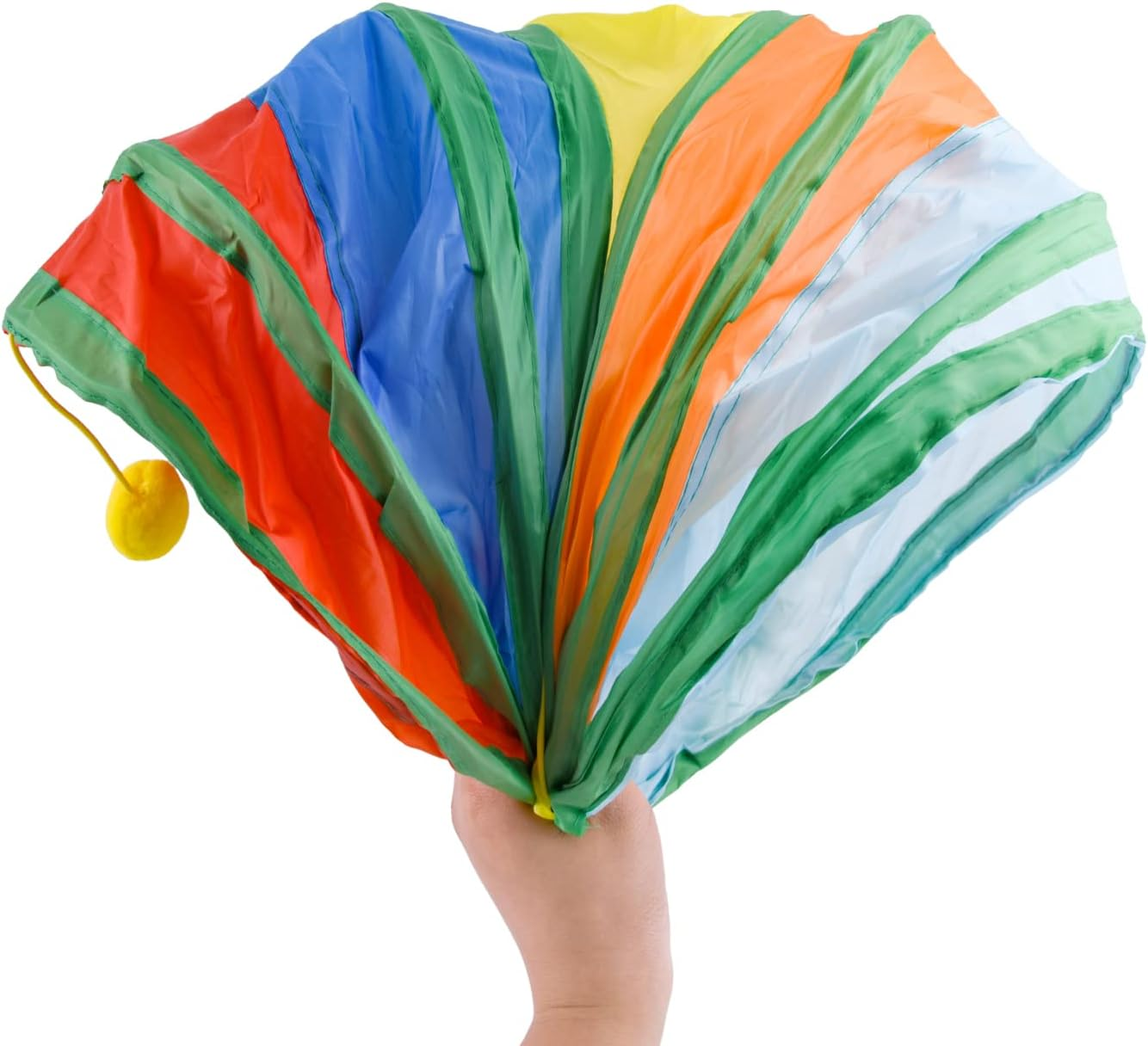 WXJ13 Bunny Tunnels Cat Tube Collapsible 3 Way Rabbit Tunnels for Indoor Bunnies Bunny Hideout Small Animal Tunnel Tubes Hideout Extra Hideaway Toys Rabbits Bunny Guinea Pigs Kitty,Colorful image number 5