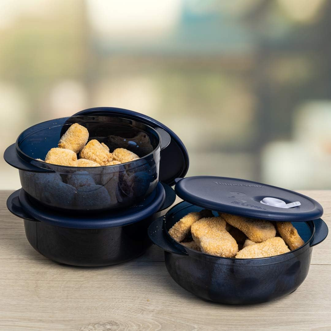 Tupintupperware Heat N Eat - 600 Ml Polypropylene Utility Box (Pack of 3)