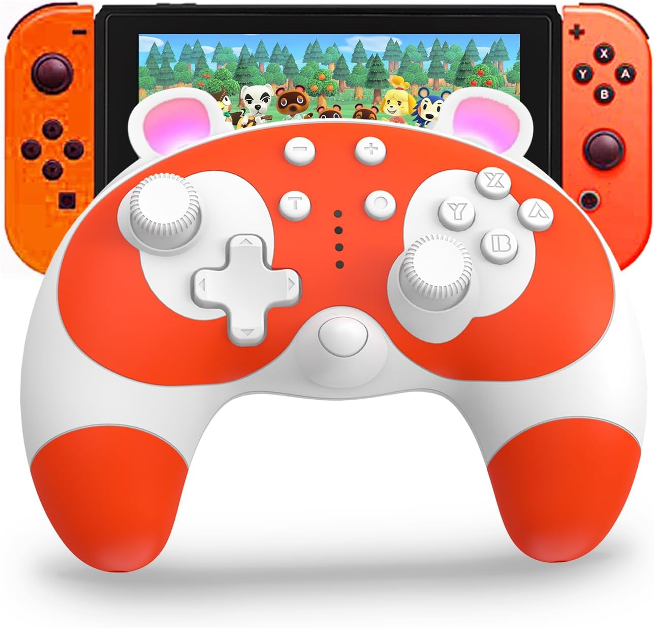 DYONDER Switch Pro Controller for Switch/Lite/Oled, Mini Wireless PC Gaming Controllers for Kids(Yellow) image number 3