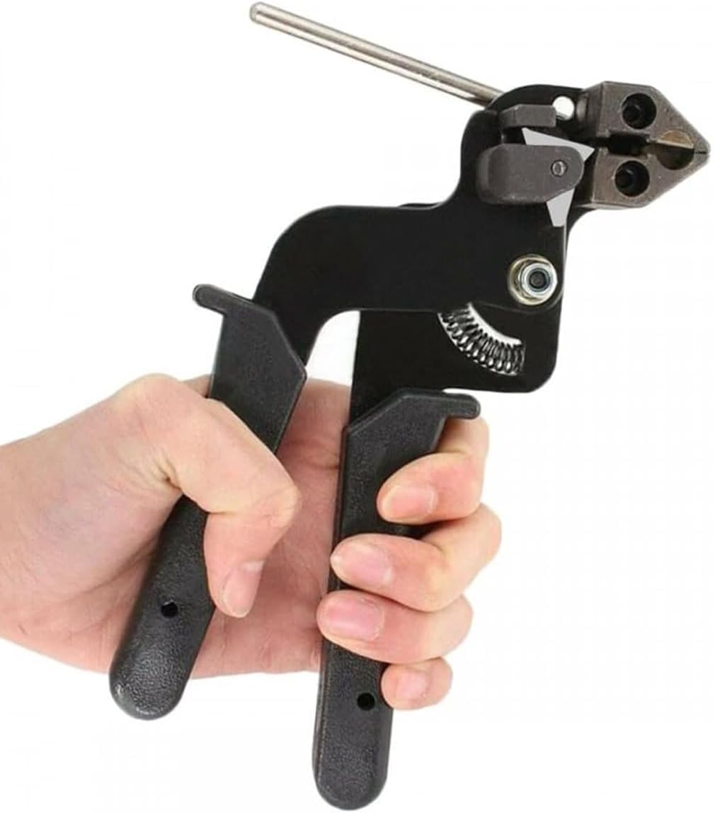 AIMALL Toledo Metal Cable Tie Cutter, Stainless Steel Cable Tie Cutting Tool with TPR Handle and Spring Mechanism