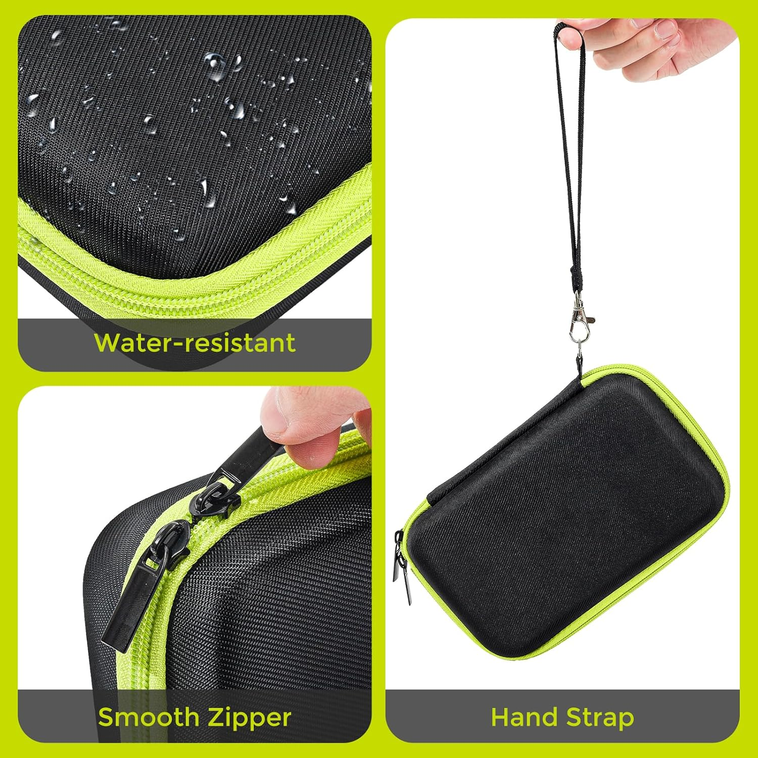 Procase Hard Carrying Case for Norelco Oneblade 360 Pro Hybrid Electric Trimmer, QP6530/70 QP6531/70 QP6550 QP2724 QP2834, Travel Storage Bag for Men Razor Shaver Guard Replacement Blades image number 2