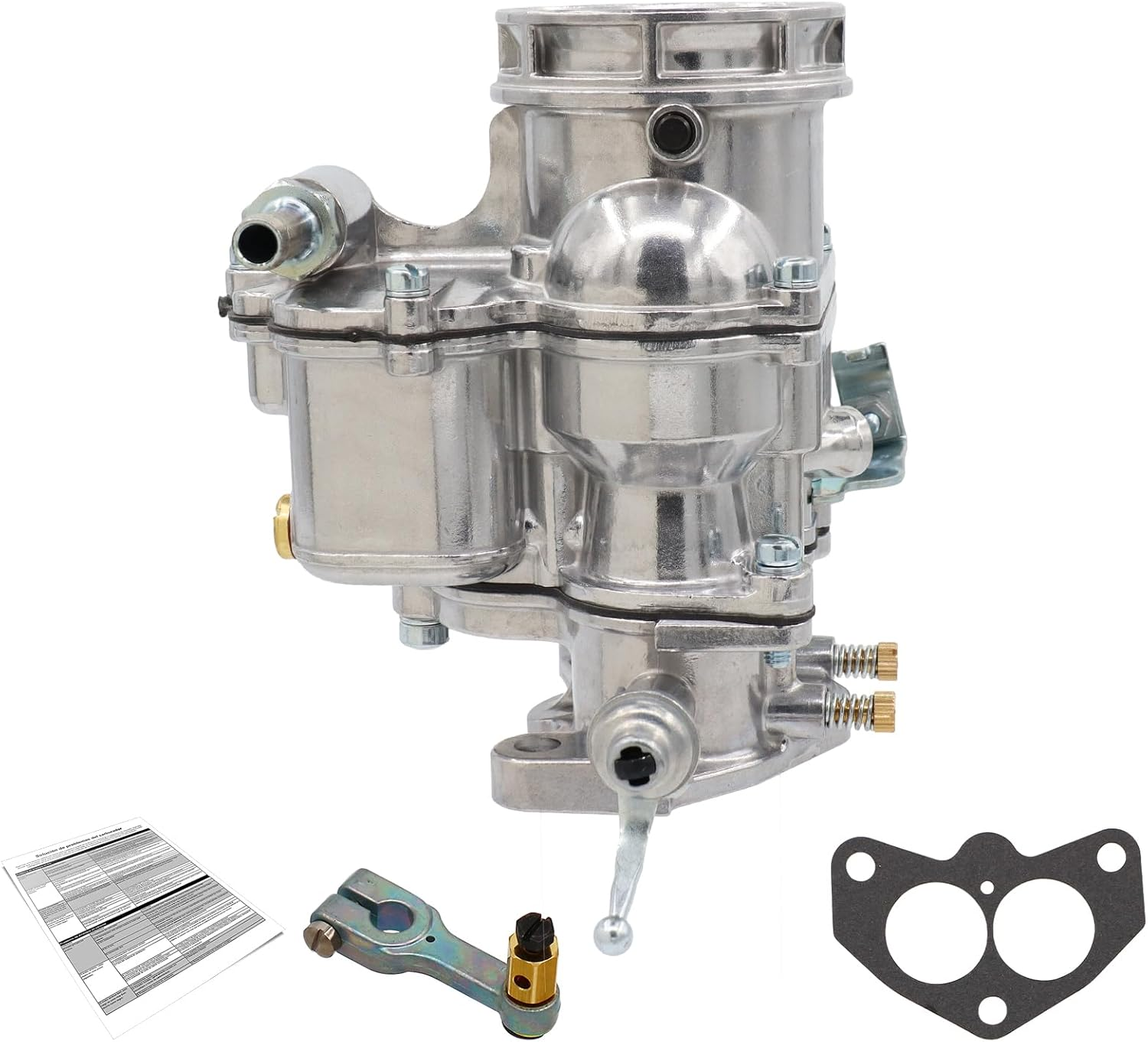 NENKUTEN Carburetor for Holley 94 Model Carburetor for 1939-1953 Ford Mercury with Flathead V8 239-272 Cid Engines with Gasket image number 6