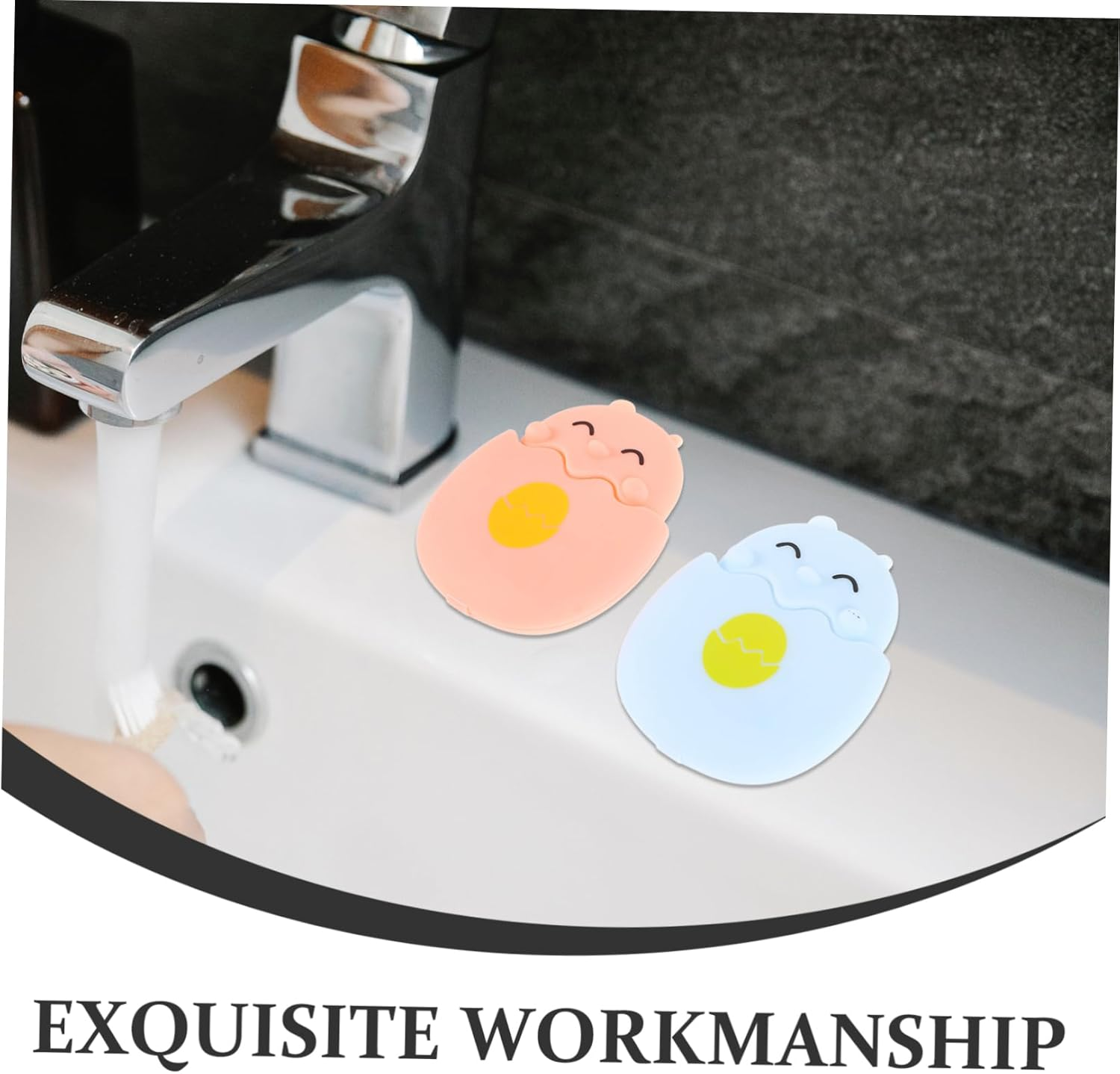 Healvian 2Pcs Travel Hand Soap Sheets Disposable Soap Flakes Stylish Compact for Daily Routine image number 3